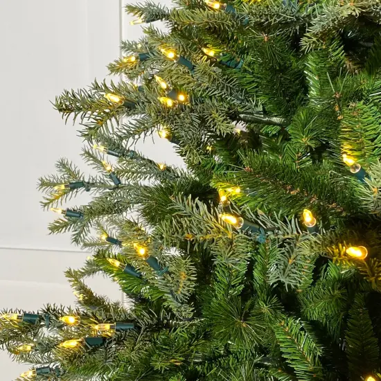 Artificial Christmas Tree Cascade Fir Color+Clear LED, 7.5' - Pre-Lit - HOLIDAY TREE {5}