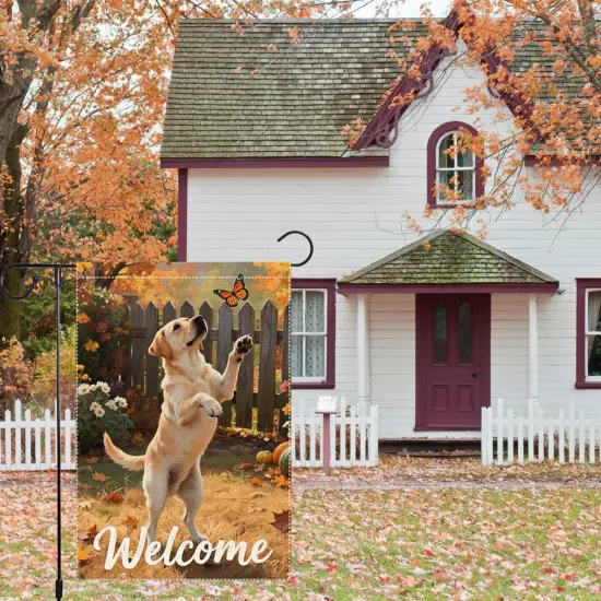 12x18 Inch - Welcome Fall Garden Yard Flag Outside for Decor(RMQ-699) {1}