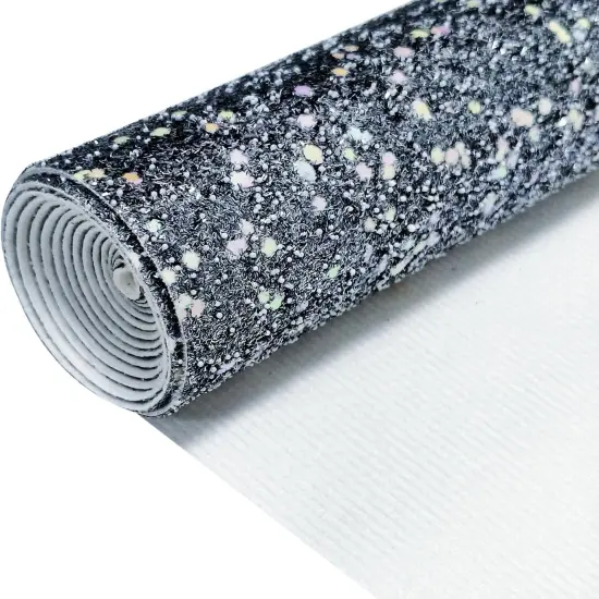 Sparkly Iron Grey Chunky Glitter {5}