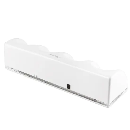 For Nintendo Wii U Quad Remote Controller Charger Charging Dock Station + 4x Rechargeable Replacement Battery Pack Accessories Bundle, White {4}