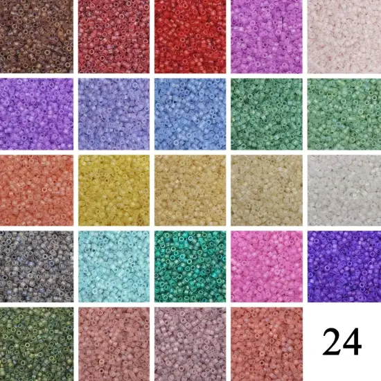 Uniform 120 Gram 12/0 (2mm) Cylinder Glass Seed Beads {2}