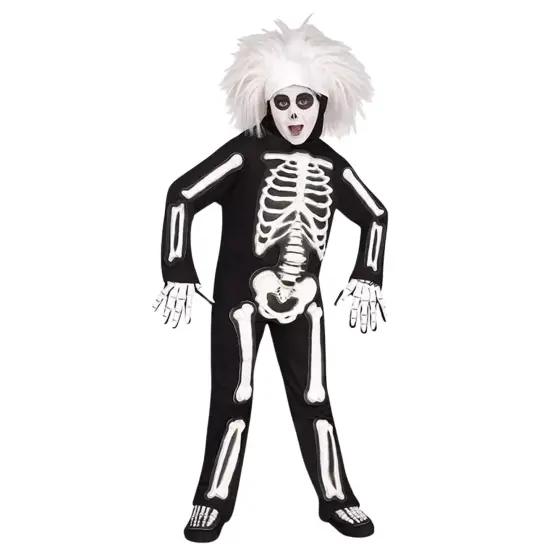 Saturday Night Live David S Pumpkins Beat Boy Skeleton Child Costume {1}