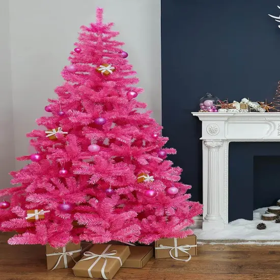 Pink Canadian Pine Christmas Tree {2}