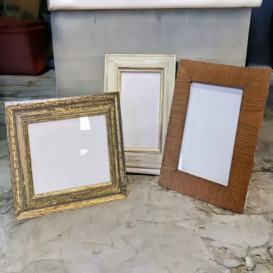 Assorted Frame Bundle | Picture Photo Frames I Desktop & Wall Frames | 4x6, 5x7, 8x10 I Glass, Easel and Hangers Included I READY TO USE {3}