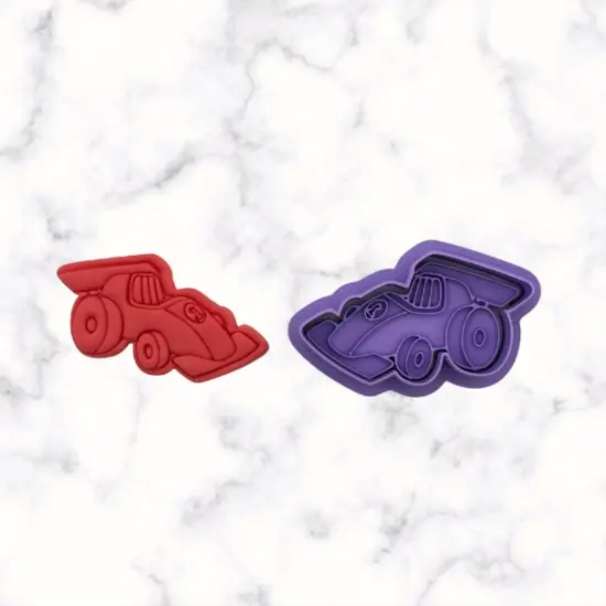 Race Car (A) Cookie Cutter and Stamp {4}