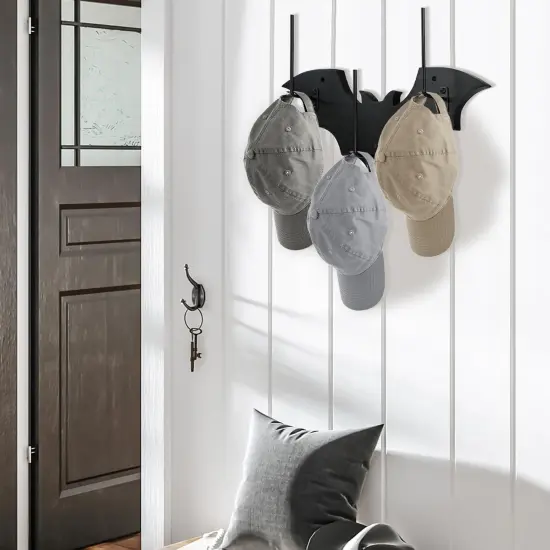 Goth Hat Rack for Baseball Caps {2}