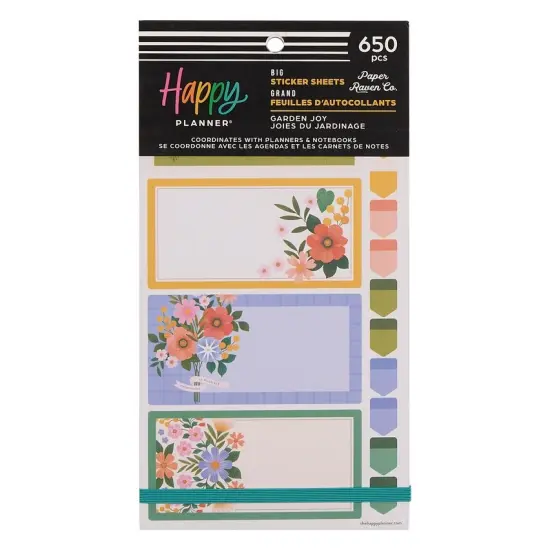 Happy Planner Big Sticker Value Pack 30/Sheets-Garden Joy {1}