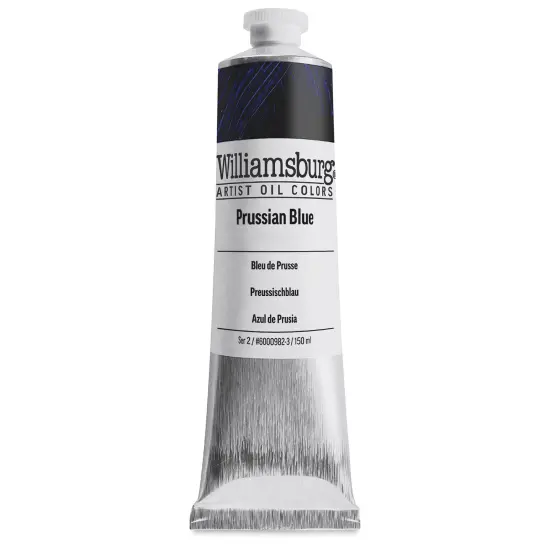 Williamsburg Handmade Oil Paint - Prussian Blue, 150 ml tube {2}