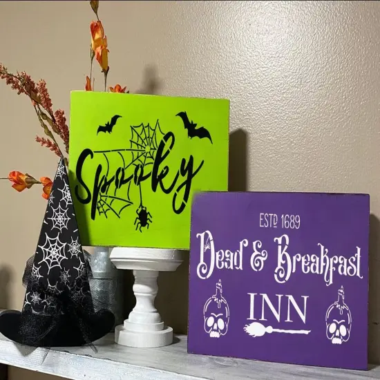 Halloween Stencils for Painting on Wood Large Halloween Stencil (Halloween) {5}