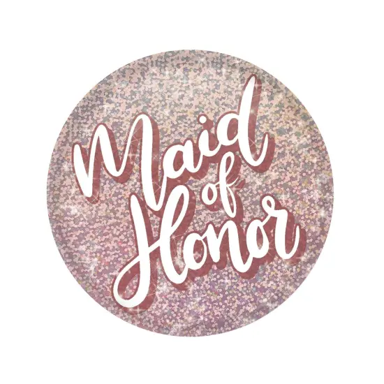 6 Pack Bulk Maid Of Honor Button {1}