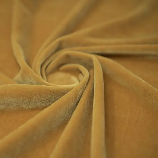Regal Matte Stretch Velvet Fabric 58&rdquo; Wide Polyester Spandex 4-Way Stretch for Costumes & Fashion Nude {1}