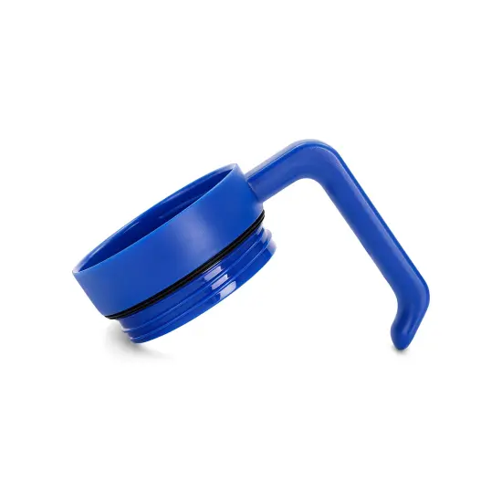 MakerFlo Tumbler Handle for 30oz & 40oz Tumblers &ndash; Twist-On, Twist-Off Craft Accessory, Ergonomic Grip, Leak-Proof Lid, Ideal for Craft and Personalization - Epoxy Blue {2}