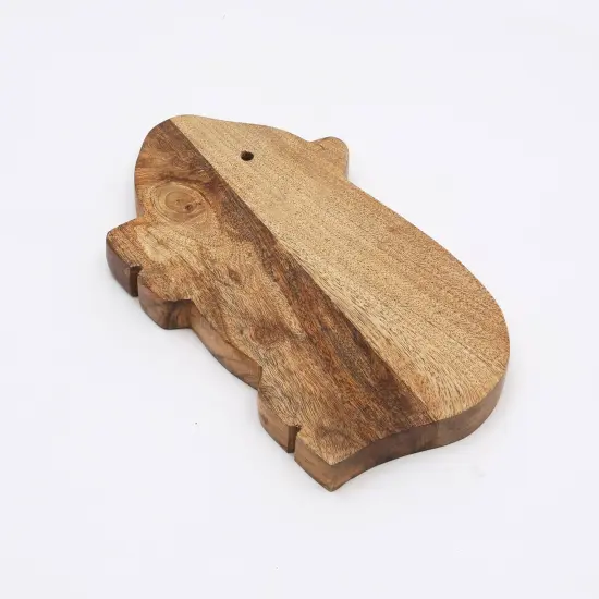 Handmade Wooden Serving & Chopping Board-11" X 6.5" {3}