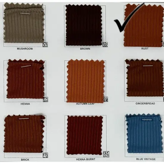 1 Yard 4x2 Brushed Rib Knit Solid Fabric Soft Lightweight Stretch Material for Clothing, 58&ndash;60 Inches width Thrush {3}