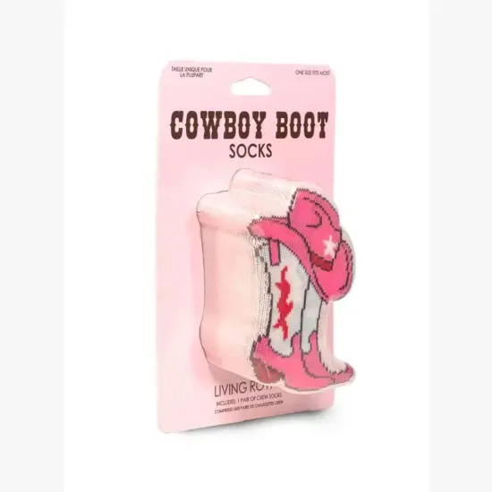 WESTERN COWGIRL ADULT CREW SOCKS {3}