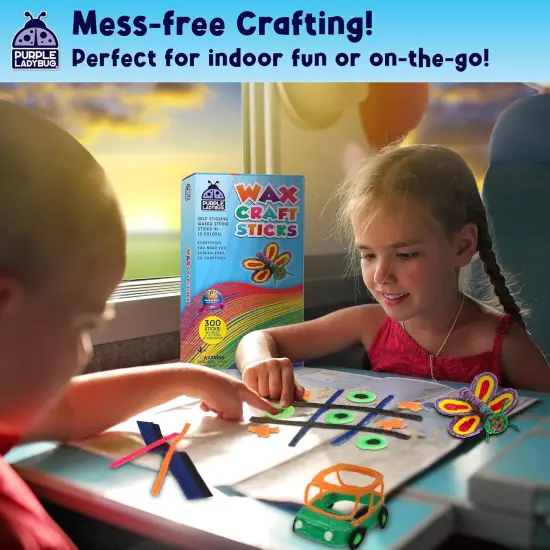 Bendable Wax Craft Sticks for Kids - 15 Colors, 6&12 Inches, 150 Each - Summer {5}