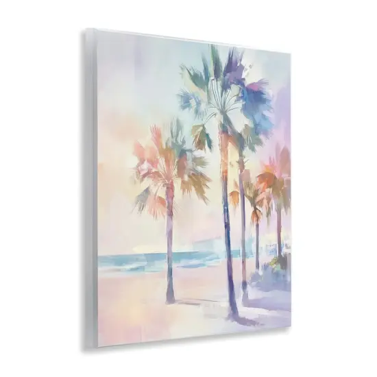 Stupell Industries Pastel Warm Palm Trees Wall Plaque Design by Arlington Prints {3}