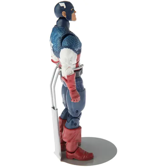 Plymor DSP-30S Silver Adjustable Action Figure Stand, fits 6 and 6.5 inch Action Figures, Waist is 1.25" - 1.5" wide, 3.25" - 4" around {3}