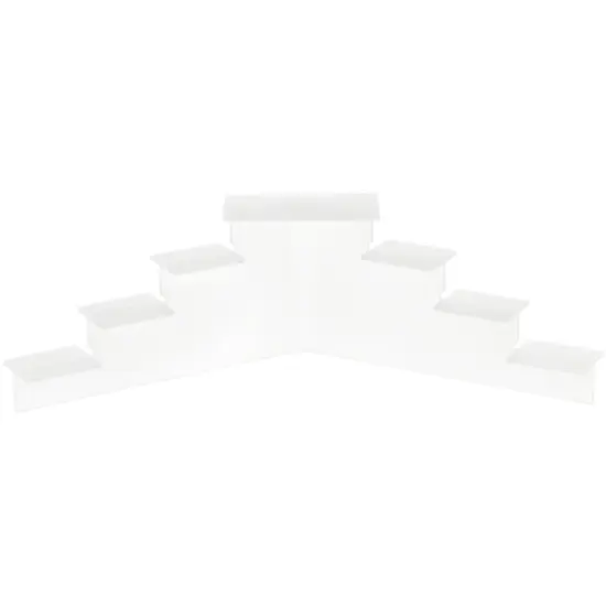 Plymor Frosted Acrylic 7-Item Mini Display Stairs {2}