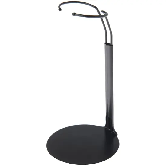 Plymor DSP-5175B Black Adjustable Doll Stand, fits 10, 11, and 12 inch Dolls or Action Figures, Waist is 1.75" - 2.25" wide, 5" - 6" around {1}