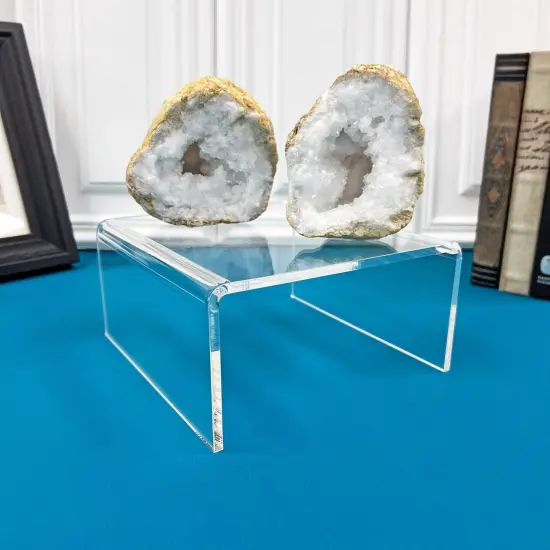 Plymor Clear Acrylic Short Square Display Riser, 3.5" H x 7" W x 7" D (1/4" thick) {5}