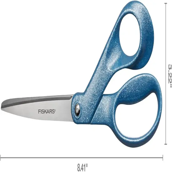 Explore Scissors, Design Collection, Glitter Digital Cloud, 8 Inches {4}