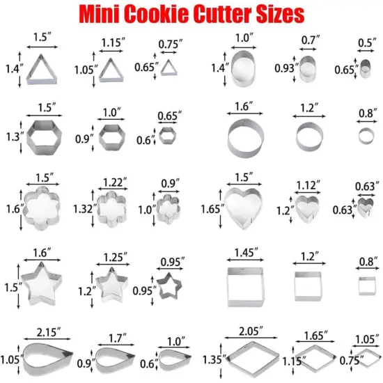 Cookie Cutter Set for Creative Baking & Crafts {6}