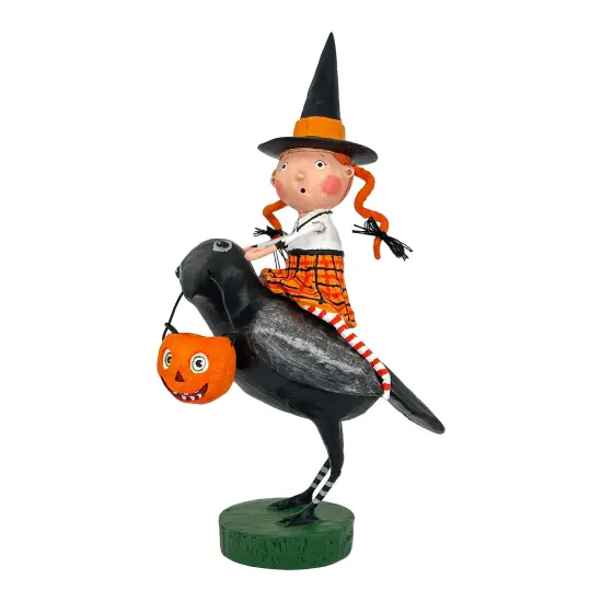 Lori Mitchell Halloween Raven's Flight Figurine {1}