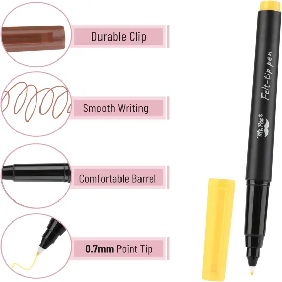 Felt Tip Pens, 8 Pack, Colorful Felt Tip Pens {3}