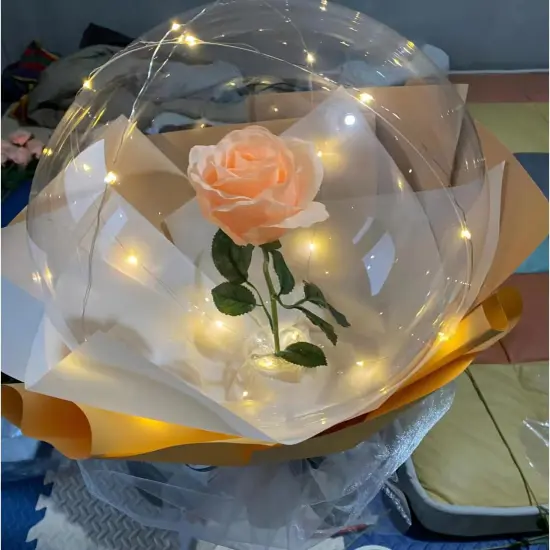 30 Set 27inch Big Clear Balloons Holder Sticks With Cups, Long Reusable Bobo Balloon Holder Sticks For 10in To 30in Various Balloons Birthday Festivals Wedding Party {3}