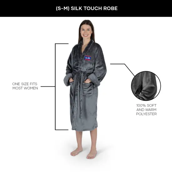 Los Angeles Dodgers 2024 MLB World Series Multi Champs Keepsake Silk Touch Robe {4}