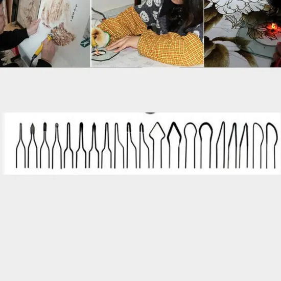 Wire Wood Burning Tips, Pyrography Tip Nibs Kit, Wood Burner Set Tool For 30-50w Adjustable Wood Burning Machine Pyrography Machine {3}