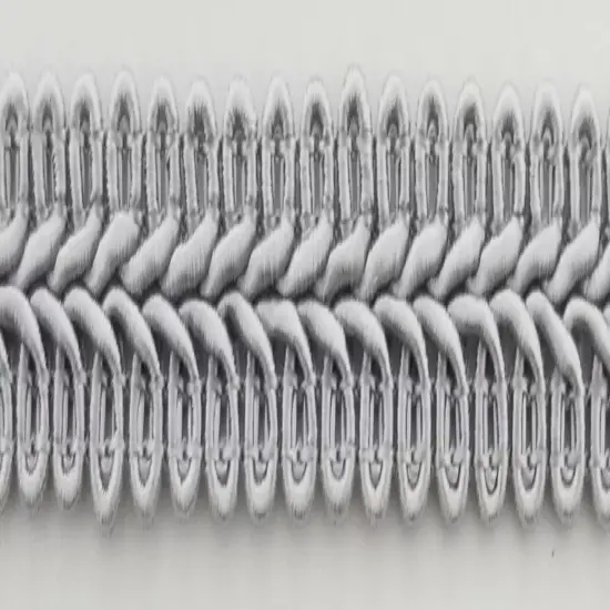 1/2" Chinese French Braid Gimp Trimming - 12 Continuous Yards - Many Colors! Gray {1}