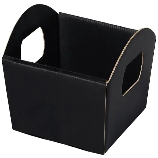 Pack/6: Black Presentation Trays - 8-1/4 x 7-1/2 x 2-1/2" {1}