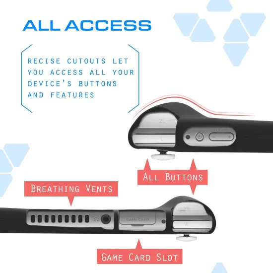 For Nintendo Switch Lite 2019 Protective Silicone Case for Girls & Boys, Soft Rubber Skin Cover Grip Protector, Shockproof, Anti Scratch, Non Slip, Black {3}