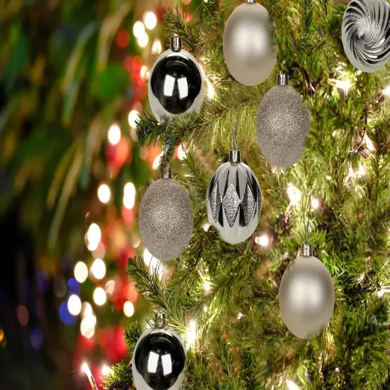 2.36" Christmas Ball Ornaments Champagne {2}