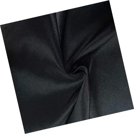 58" Wide Black Taffeta Stretch Fabric 2 Way Stretch {4}