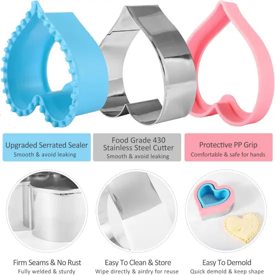 Sandwich Cutter and Sealer Set 24 Pieces {2}