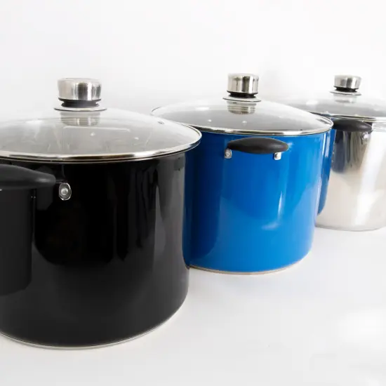 Lehman's 21.5-Quart Water Bath Canner with Pressure Gauge, Durable Stainless Steel Stockpot for Home Canning and Preserving​ {2}