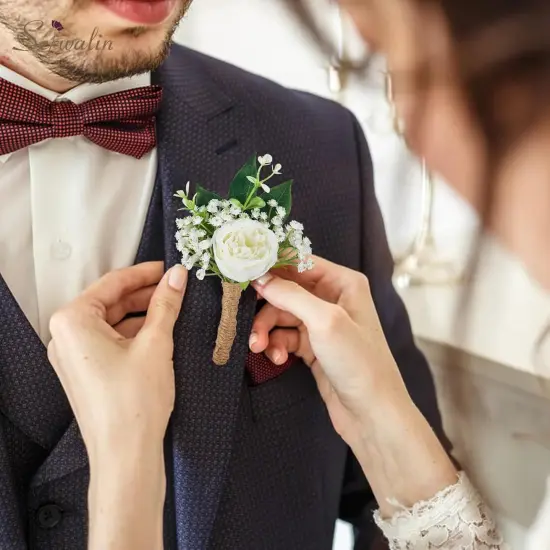 30Pcs Babys Breath Artificial Flowers, Baby Breath Flowers Artificial Bulk, Faux White Gypsophila Babies Breath Flowers Artificial for Wedding Floral Arrangement Party Home Decor {5}