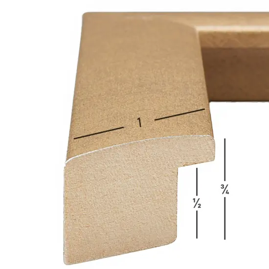 21x28 Picture Frame, Contemporary 1 Inch MDF Moulding, Wall Display Frame for Art, Posters, or Photos by wallsthatspeak {3}