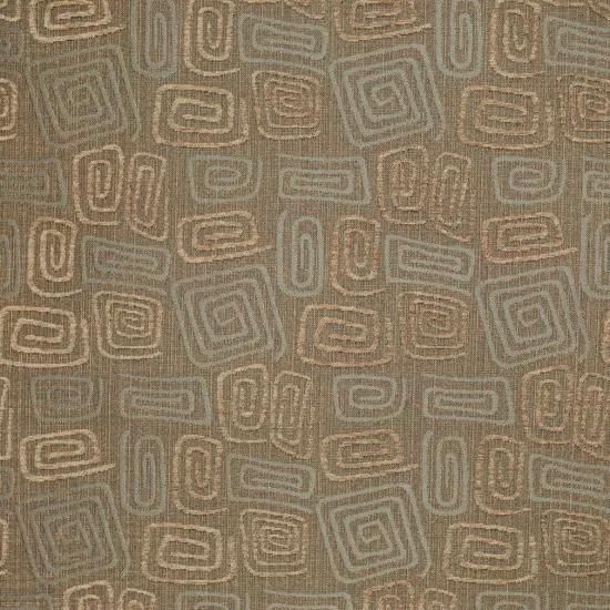 Hazelwood - Brown AbstractGeometric Upholstery Fabric 54 Inches" {1}