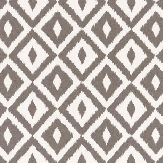 Iron - Grey & Silver Abstract & Geometric,Diamonds Upholstery Fabric 54 Inches" {1}