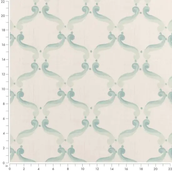 Rain - Aqua & Teal Abstract & Geometric Upholstery Fabric 54 Inches" {4}