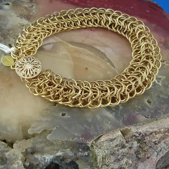 The Beadsmith Open Jump Rings &ndash; Wire Thickness, Findings for Making Keychains, Charms, Chain Mail and Body Jewelry Gold/5mm - 19 gauge {4}