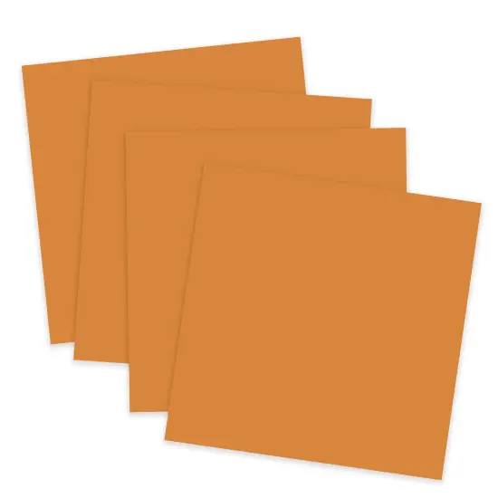 JPPlus Craft Plastic Plastic Craft Sheets for Laser Cutter, & Engraver Use- 4 Pack Orange {2}