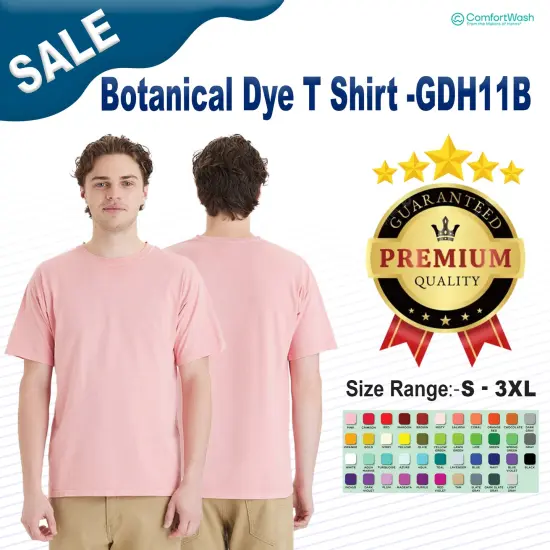 ComfortWash by Hanes&reg; Botanical Dye T-Shirt BOTANICAL RUBIA {2}