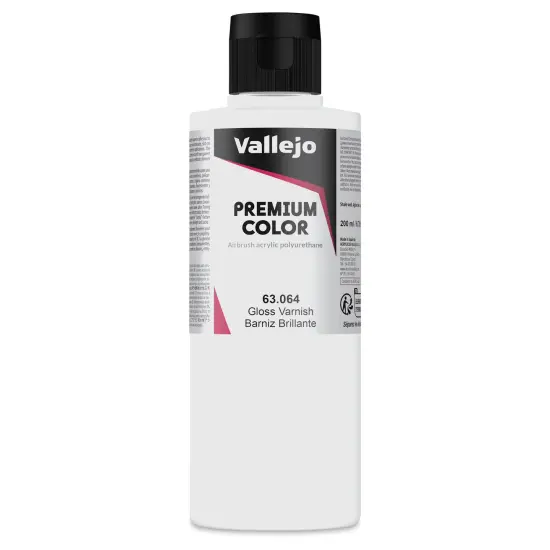 Vallejo Premium Airbrush Varnish - Gloss, 200 ml {1}