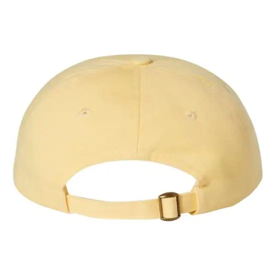Valucap&reg; Adult Bio Washed Classic Dad Hat Butter {2}