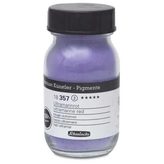 Schmincke Pigment - Ultramarine Red, 100 ml Jar {1}